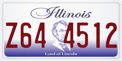 IL license plate Z644512