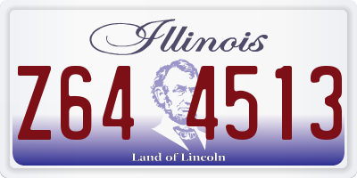 IL license plate Z644513