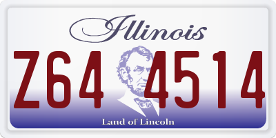 IL license plate Z644514