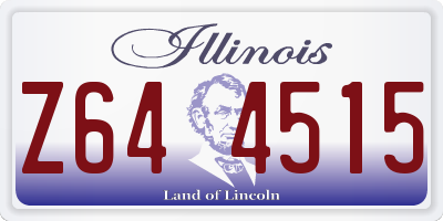 IL license plate Z644515