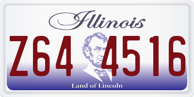 IL license plate Z644516