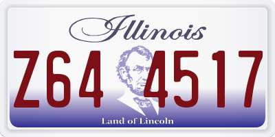 IL license plate Z644517