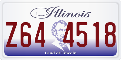 IL license plate Z644518