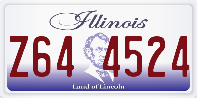 IL license plate Z644524