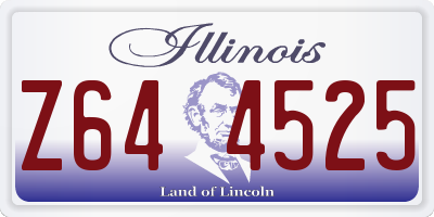 IL license plate Z644525