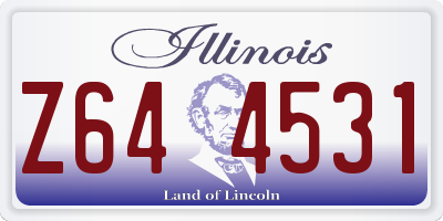 IL license plate Z644531