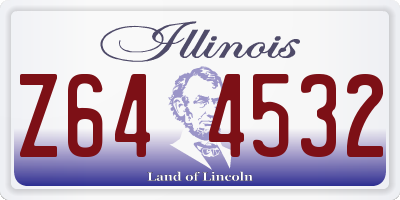 IL license plate Z644532