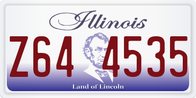 IL license plate Z644535