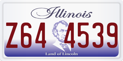 IL license plate Z644539