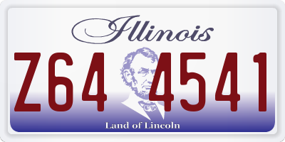 IL license plate Z644541