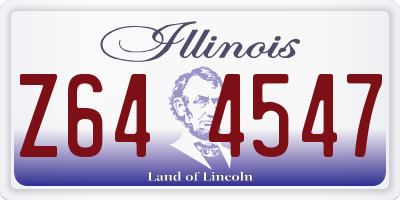IL license plate Z644547