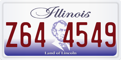 IL license plate Z644549