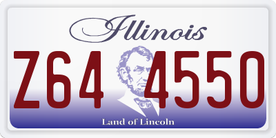 IL license plate Z644550