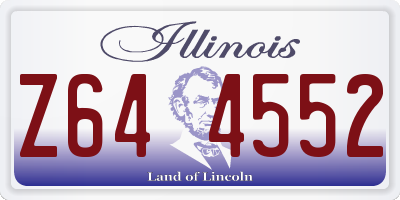 IL license plate Z644552