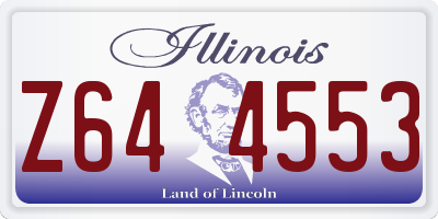 IL license plate Z644553