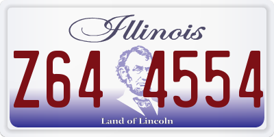 IL license plate Z644554