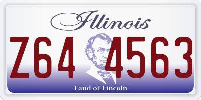 IL license plate Z644563