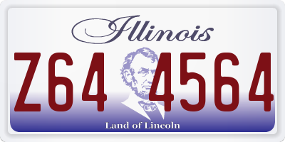 IL license plate Z644564