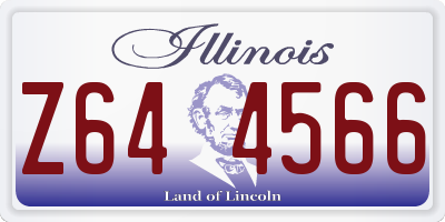 IL license plate Z644566