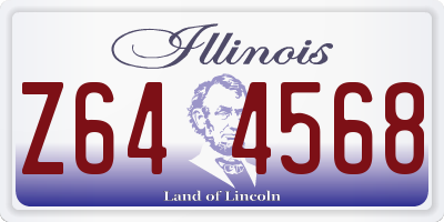 IL license plate Z644568