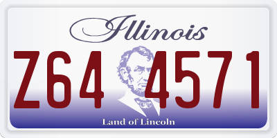 IL license plate Z644571