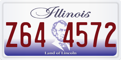 IL license plate Z644572