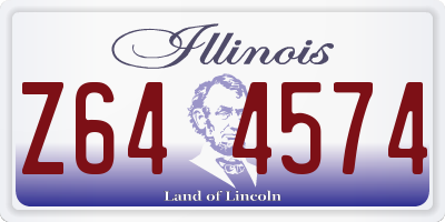 IL license plate Z644574
