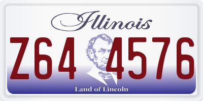 IL license plate Z644576