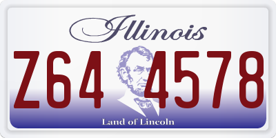 IL license plate Z644578