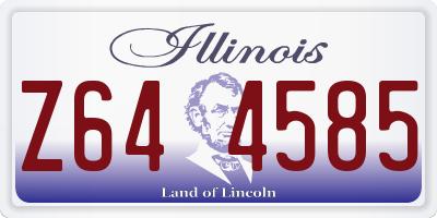IL license plate Z644585