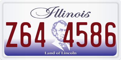 IL license plate Z644586
