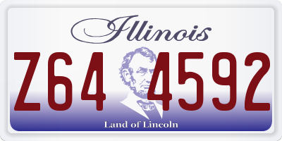 IL license plate Z644592