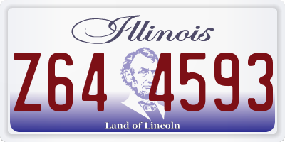 IL license plate Z644593