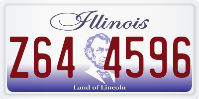 IL license plate Z644596