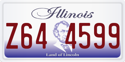 IL license plate Z644599