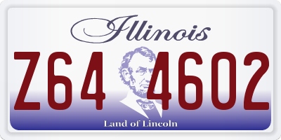 IL license plate Z644602