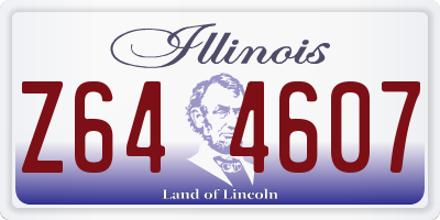 IL license plate Z644607