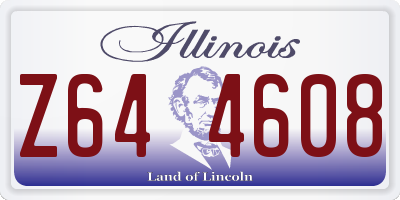 IL license plate Z644608