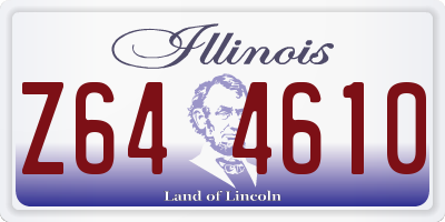 IL license plate Z644610