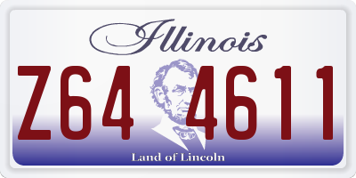 IL license plate Z644611