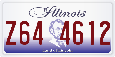 IL license plate Z644612