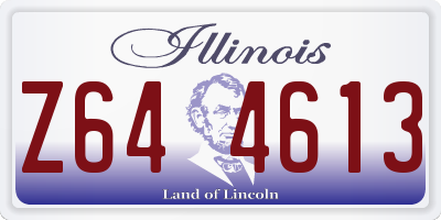 IL license plate Z644613