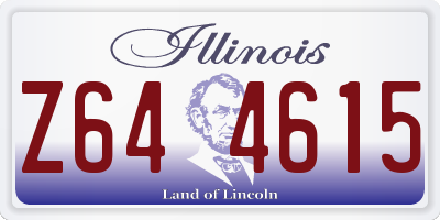 IL license plate Z644615