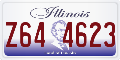 IL license plate Z644623