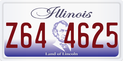 IL license plate Z644625