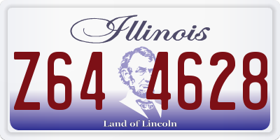 IL license plate Z644628