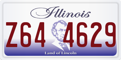 IL license plate Z644629