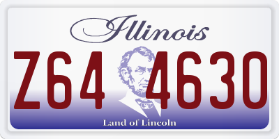 IL license plate Z644630