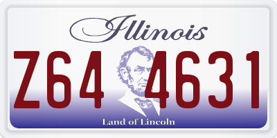 IL license plate Z644631