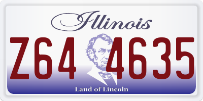 IL license plate Z644635